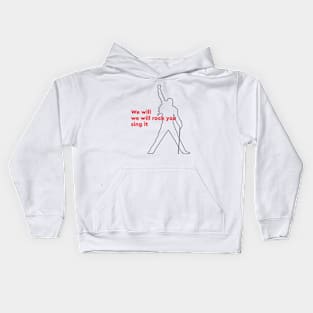 We will rock you Kids Hoodie